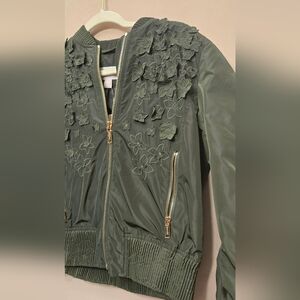 NWT Women's olive green bomber jacket